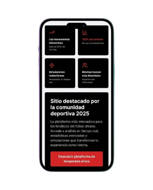 Vista previa de la plataforma